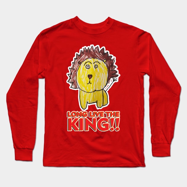 Long Live the King (Lion) Long Sleeve T-Shirt by blackcheetah